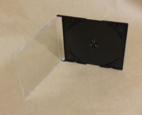 CD Slimline 5.2mm, black tray, 200 Pieces China A-Grade * Toronto Only *