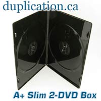 SLIM 7mm Double DVD Box