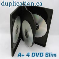 DVD 4 Disc Case 15mm with tray