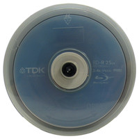 TDK BD-R Blu-Ray Discs 25GB, 4X write speed, Original Made in Japan