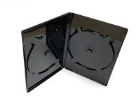 Thinpak Double 9mm Slim Black DVD Case, 10 pieces