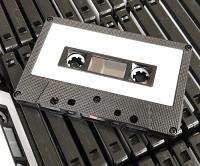 C-32 HiFi Tape In Classic Square-Window Black Cassettes