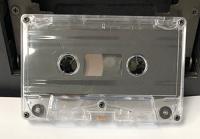 C-63 Retro Clear Cassettes, Graphite Liners, Type 1 Super Ferro Tape