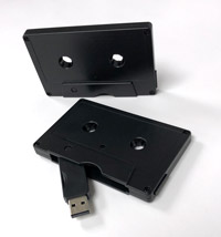 The Black 16 GB USB Cassette