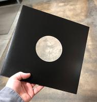 10 Inch Black Record Jacket, With Holes