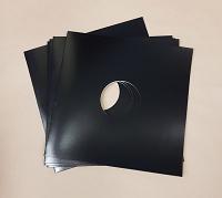 Blank Black Jacket for Vinyl 12" Records With Holes - 120pk