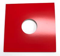 Red Jacket Covers for Vinyl 12" Records With Hole - 10pk