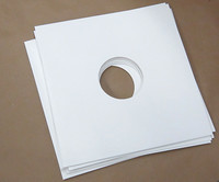 Blank White Jacket for Vinyl 12" Records With Hole - 120 pieces