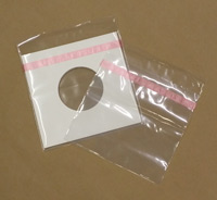 7 Inch Vinyl Resealable Poly Bag