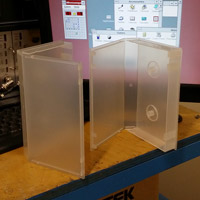 VHS Clear Plastic Case 2pk