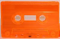 C-49 Florescent Orange Sonic Hi-Fi Music Grade Audio Cassettes
