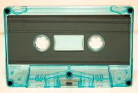 C-60 Turquoise Tint Transparent Audio Cassettes With RTM Hi-Fi Music Grade Audio Tape