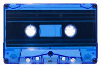 C-30 Blue Tint Audio Cassettes, 50 pieces