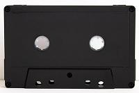 C-43 Black No-Window Music-Grade Audio Tapes With Graphite Liners