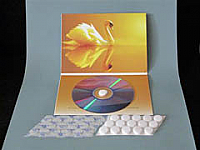 Velcro 2 Piece CD/DVD Hub and Lock 15-pack