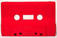 C-56 Red Audio Cassettes With Hi-Fi Music Grade Tape