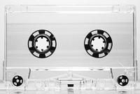C-10  Transparent  Cassettes with Hi-fi Music-Grade  
