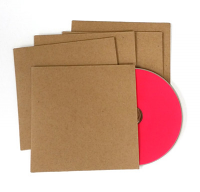 Recycled Cardboard Sleeve for CD, 500 pieces, with Free Shipping (USA/Canada)