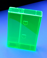 Fluorescent Green Norelco Case for Audio Cassettes