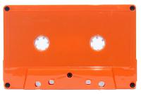 C-83 Opaque orange (Tabs out) loaded with music grade tape 