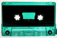 C-57 Emerald Green Tinted  Audio Cassettes with Hi-Fi Music Grade Tape