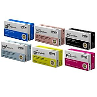 EPSON 6 INK CARTRIDGE SET FOR DISCPRODUCER PP-100
