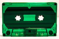 C-82 Green Tint Tabs Out Audio Cassettes with Super Ferro Music-Grade Audio Tape