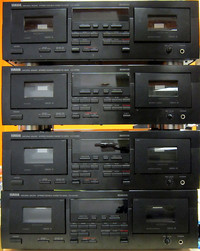 Yamaha Natural Sound Stereo Dual Cassette Deck KX-W392 (with calibrated speed)
