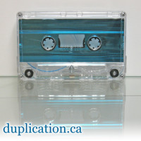 blue metallic cassette