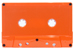 Orange cassette shell w/ no window