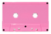 Pink cassette shell w/ no window