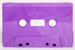 Purple Swirl cassette shell