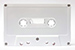 White cassette shell