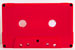 Windowless Red cassette shell